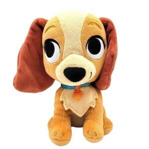 2/$15 Disney Lady & The Tramp Lady Plush Dog Toy Brown 8.5" Stuffed Furrytale